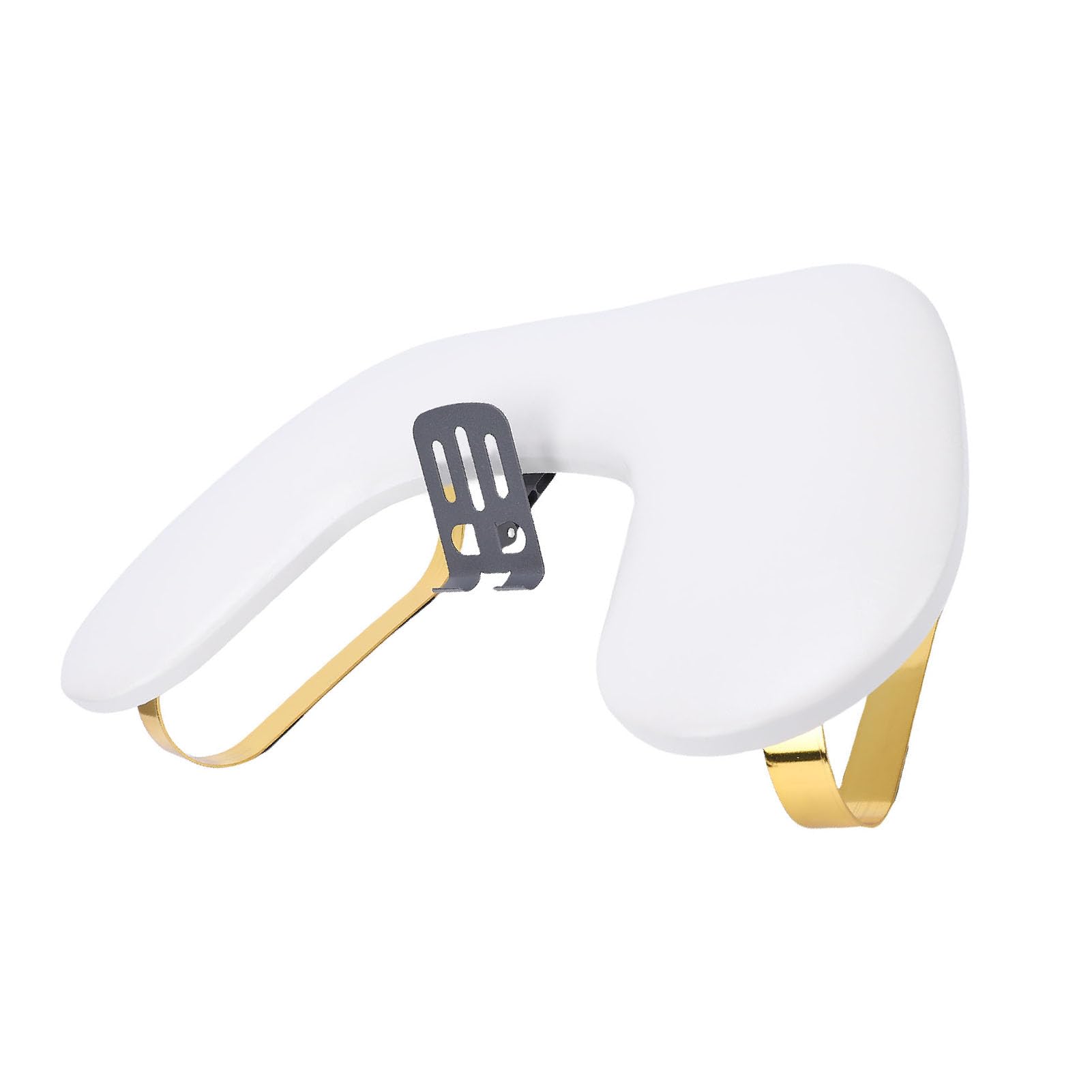 Reposabrazos para Uñas con Soporte para Teléfono, Cojín Ergonómico de Piel Sintética para Estación de Manicura Nail Techs, 1 Unidad (WHITE)