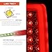 AKKON - For 2007-14 Chevy Silverado Full LED Daytime Running Lamp Bar Tail Lights Black Housing Smoked Lens Full Set
