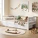 LALAHO Kinderbett mit Schubladen - Montessori Bodenbett mit Rausfallschutz