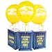 Game Theme Birthday Party Paper Gift Bags with Latex Balloons Set - Party Balloons Party Favor Bags for Kids Birthday Game Party Supplies Decorations - 12 Sets
