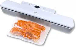 Seladora Elétrico à Vácuo para Armazenar Alimentos Domésticos Branco Vacuo Fresh