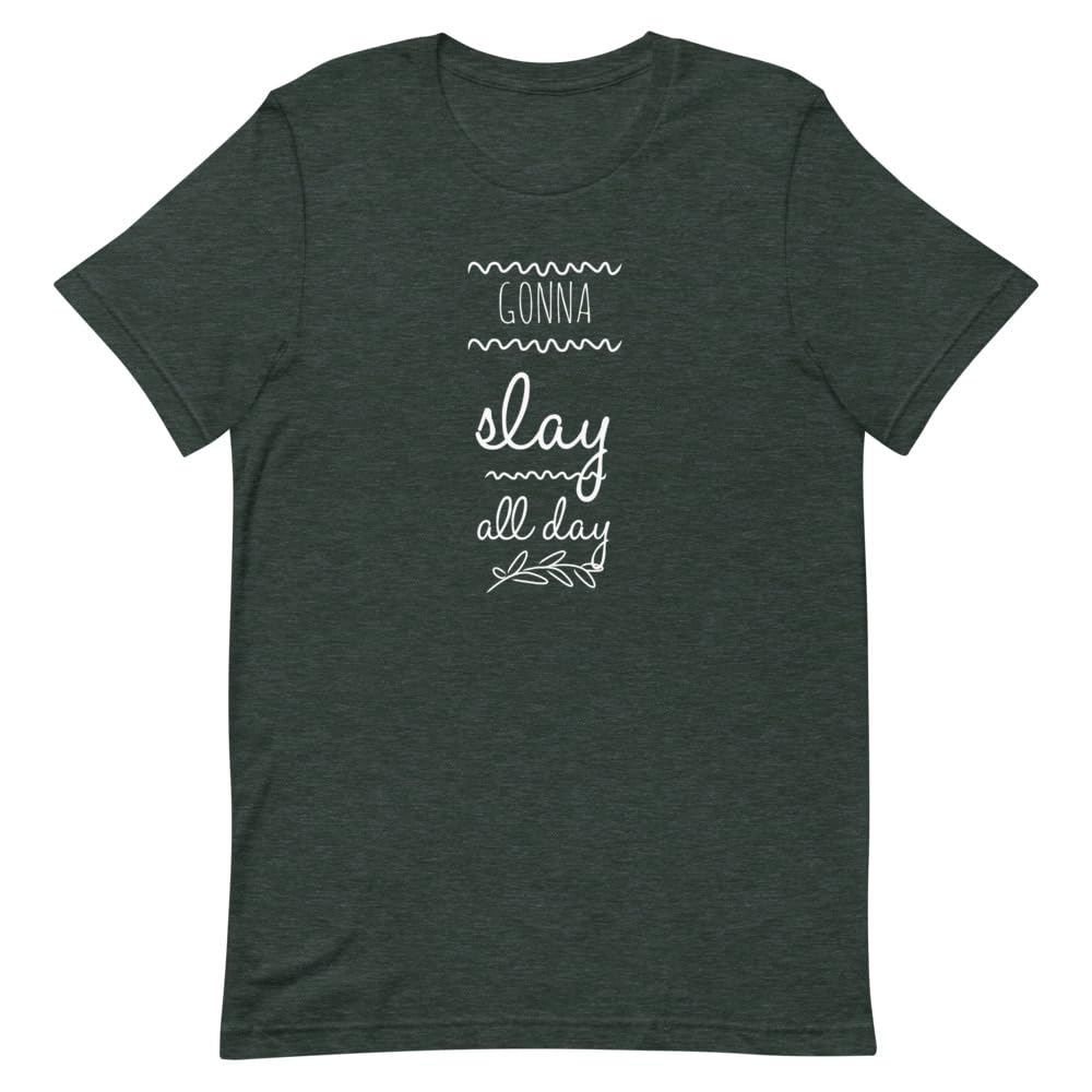 Teegarb Letter BlanketGonna Slay All Day Slay Tshirt | Feminist Tshirt | Girl Power Tshirt | Sassy T