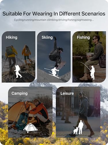 Image of FREE SOLDIER Men's Fleece Lined Outdoor Cargo Hiking Pants Water Repellent Softshell Snow Ski Pants with Zipper Pockets