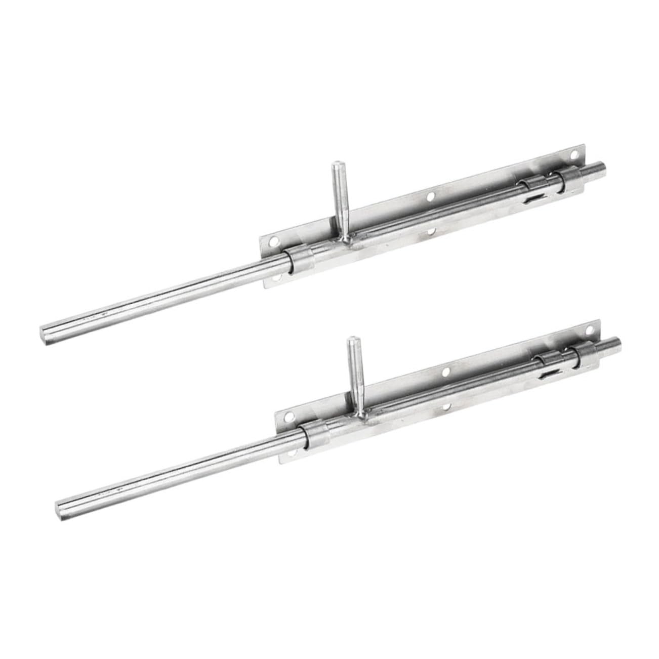 Loquet coulissant pour porte robuste en acier inoxydable indéformable