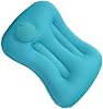 CHILDWEET Inflatable Camping Pillow Lightweight Travel Cushion for Car and Outdoor Use Comfortable Support for Neck and Lumbar Relief Compact Design Peacock
