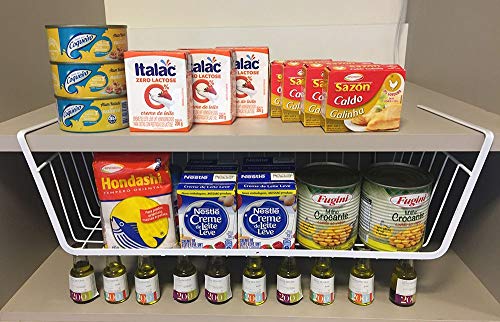 Cesto Organizador Aramado Prateleira - 40 x 25 x 15cm