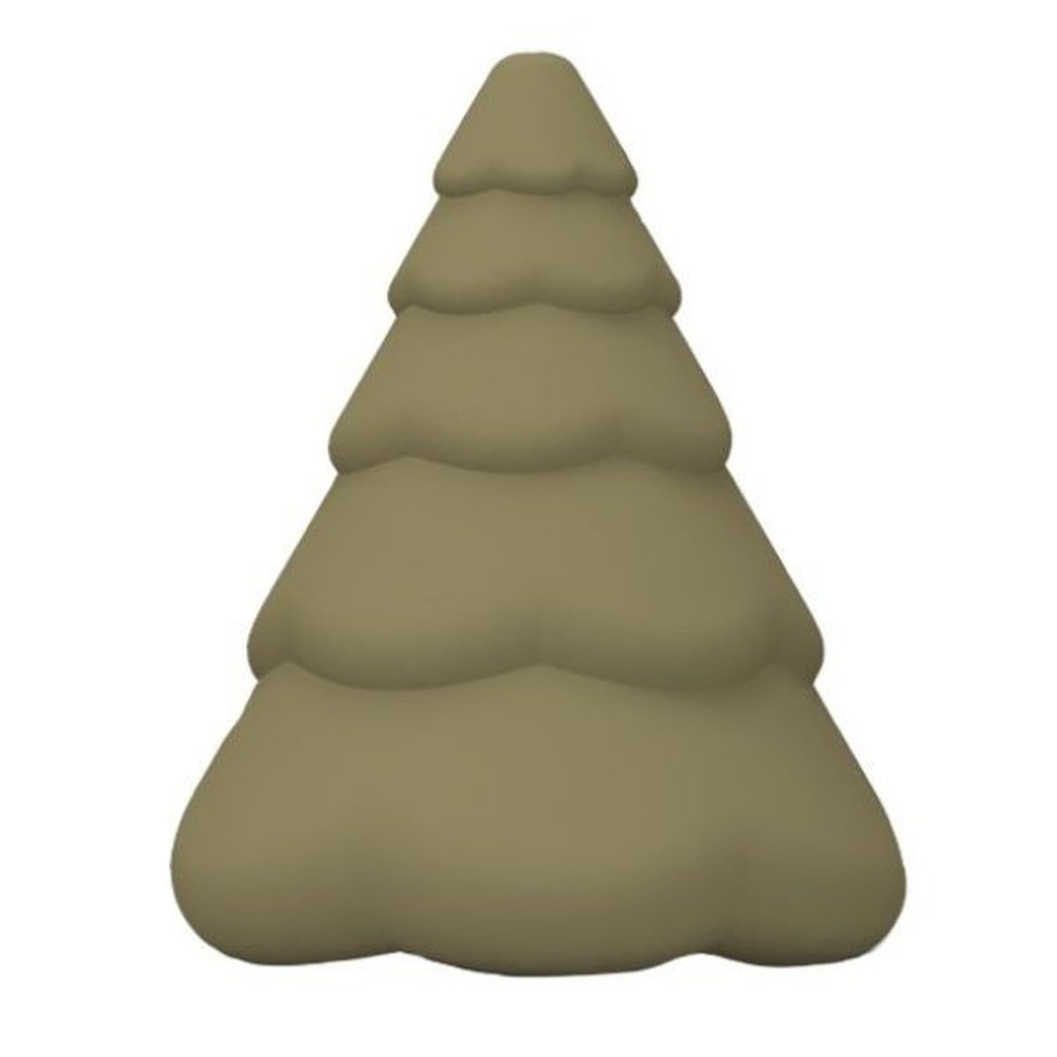Cooee Design Snowy Sapin de Noël en céramique Vert Olive 20 cm