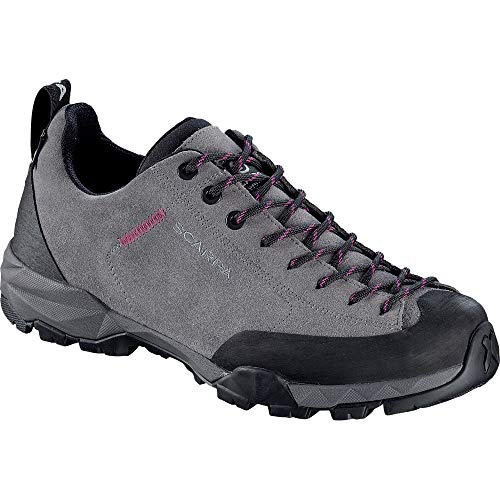 Scarpa Mojito Trail GTX Wmn, Wanderschuhe für Damen, Grau (Midgray Gore Tex Hkb Salix), 38 EU