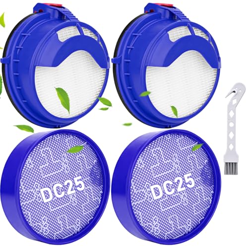Filtre de rechange DC25 Dyson lavable pour purifier l'air de la maison apres chaque nettoyage