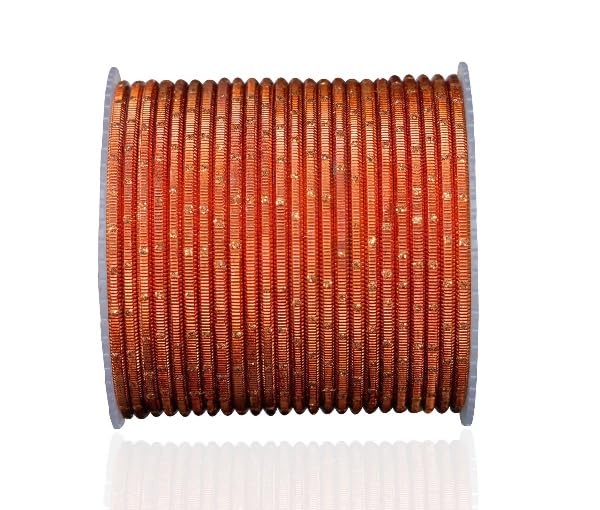 Beautiful Cutting Design Metal Bangles/Multiple Color Chudi Combo Set for Women & Girls (3 Dozen)-image-3