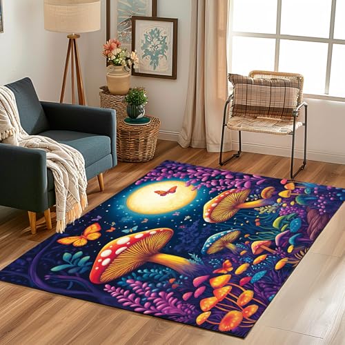 Tapis rectantulaire antidérapant moquette chambre intérieur extérieur - 5