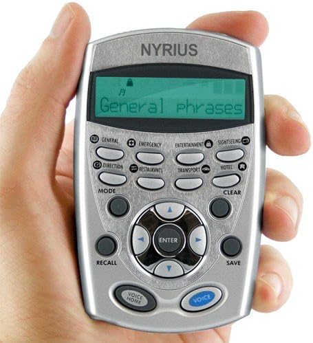 Nyrius LT12 12-Language Speaking Global Digital Translator and Dictionary