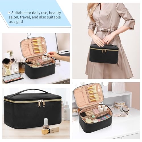 OCHEAL Vegan Leather Makeup Organizer