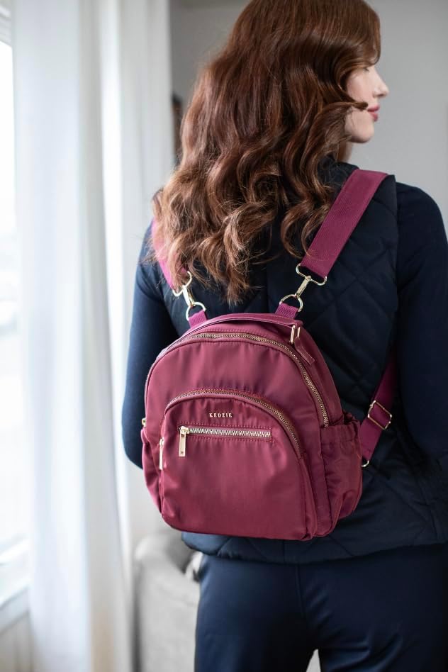 KEDZIE Aire Convertible Backpack Purse Fashion Crossbody Carry On Bag for Women - Image 8