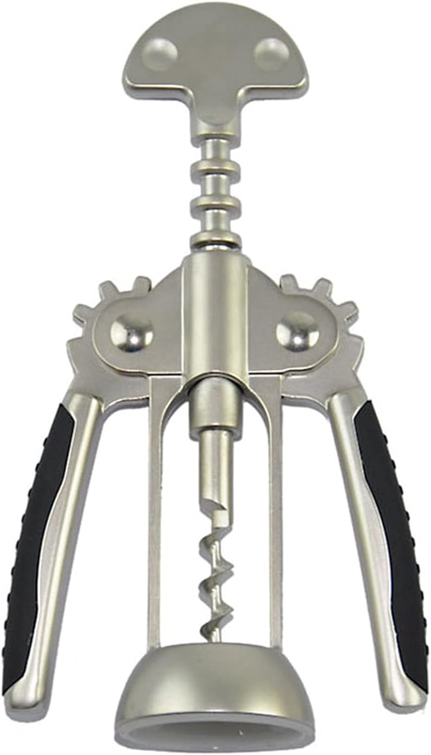 Wine Opener, Zinc Alloy Premium Wing Corkscrew Wine Bottle Opener with Multifunctional Bottles Opener