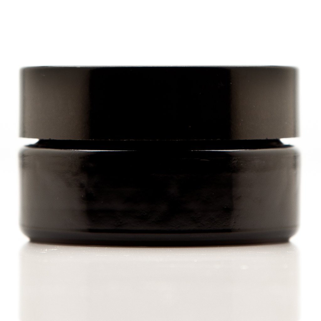 Infinity Jars 30 Ml (1 fl OZ) Glass Lotion Container with Lid, Refillable UV Cosmetic Jar for Creams, DIY, Travel, Body Butter | Small Wide Mouth