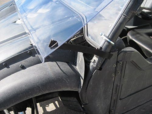 TerraRider Tilting UTV Windshield Compatible with Odes Dominator (2016 and Older) - Standard 3/16"