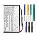 Cameron Sino Replacement 1250mAh GPS Navigator Battery For Garmin Nuvi 1400 1450 1450T , 1490T Pro, 1490LMT, fit ED38BD4251U20 With Tools Kit
