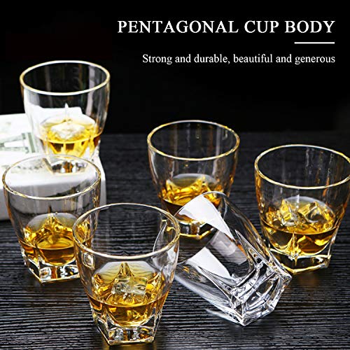 Cocktail Glass,QAPPDA Rocks Glasses 11 oz,Clear Drinking Glass,Whiskey Glasses,Old Fashioned Glass Bourbon Glasses Shot Glass Great for Restaurants,Bars,Parties,Water Cups Vodka Glass Cups 12 Pack…