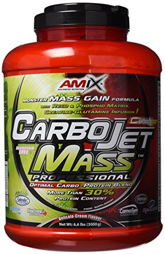 Amix - Complemento Alimenticio - Carbojet Mass Professional - Carbohidratos Y Proteínas Para Aumentar La Masa Muscular - Concentrado Proteína D Amix - Complemento Alimenticio - Carbojet Mass Professional - Carbohidratos Y Proteínas Para Aumentar La Masa Muscular - Concentrado Proteína D