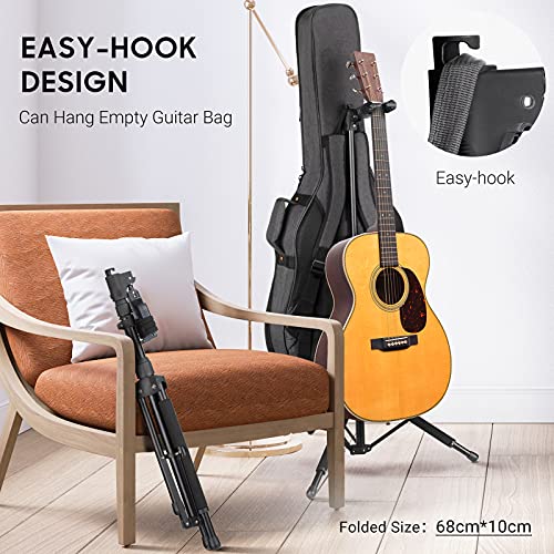 CAHAYA Support de guitare avec trépied à verrouillage automatique par gravité, Pliable et portable Support de guitare… - Les Beatles, Paul McCartney, John Lennon, RIngo Starr, George Harrison CAHAYA Support de guitare avec trépied à verrouillage automatique par gravité, Pliable et portable Support de guitare… – Image 5