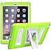 i-Blason Apple iPad Air / iPad 5 ArmorBox 2 Layer Convertible [Hybrid] Full-Body Protection KickStand Case with Built-in Screen Protector for Kids Friendly (Green/White)