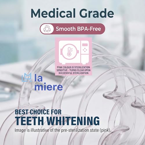 Image of LA MIERE Dental Cheek Retractor C Shape Mouth Opener Size M, Pack of 3, Clear