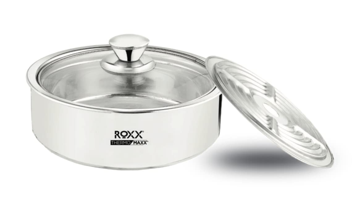 Roxx Stainless Steel Serving Casserole Aristo Casserole Keeps Food