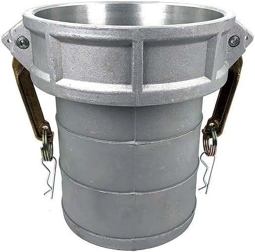 Cam and Groove Coupling, 6" -, Aluminum, Fitting Type: Male Hose Shank