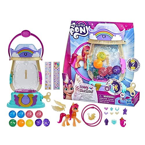 My Little Pony Hasbro Sunny Starscout Lanterne Magique - Jouet Qui s'illumine, avec 25 pièces