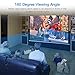Auto Motorized Projector Screen with Remote Control, 120 inch, 4:3 Aspect Ratio, Wall/Ceiling Mounted Electric Movie Screen Wrinkle-Free, Great for Home Office Theater TV, Silver