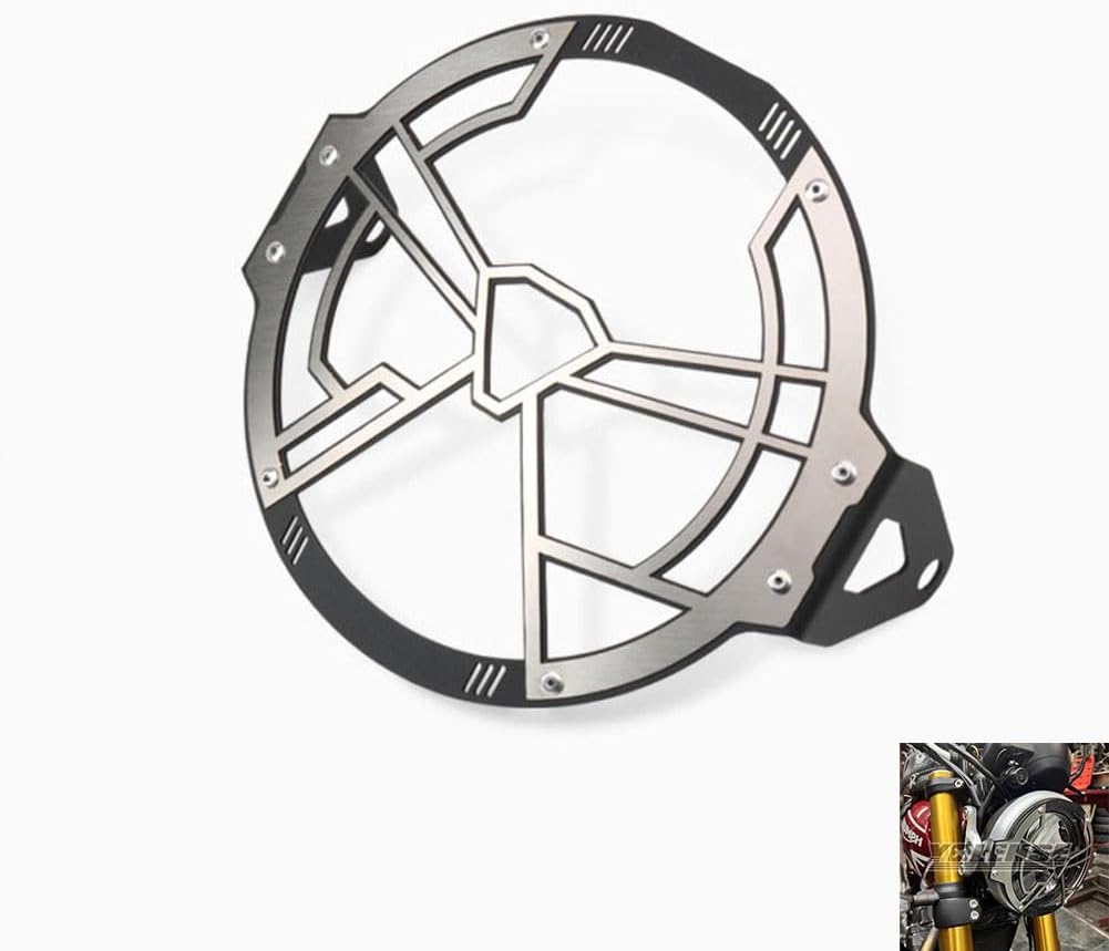 ALmart Motorcycle Modified Headlight Grill Guard Headlamp Protector Cover Fit forTriumph Scrambler 400X/Speed 400 2024+