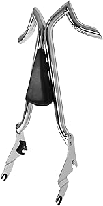 Harley Backrest Pad Touring 2009-2025 Chrome 26 Backrest Pad For Harley Touring 2009-2025 - Chrome, Fits Road King, Street Glide, Electra Glide Sissy Bar - View #9