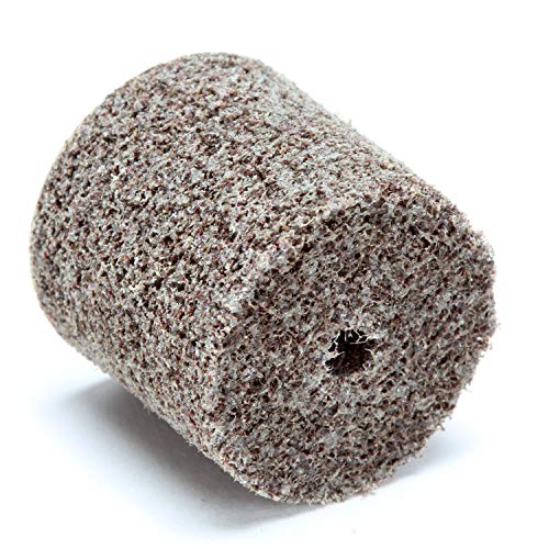 Scotch-Brite Cut and Polish Unitized Wheel - Fine Grit Aluminum Oxide - Metal Blending, Polishing and Finishing Wheel - 1" x 1" 3/16"