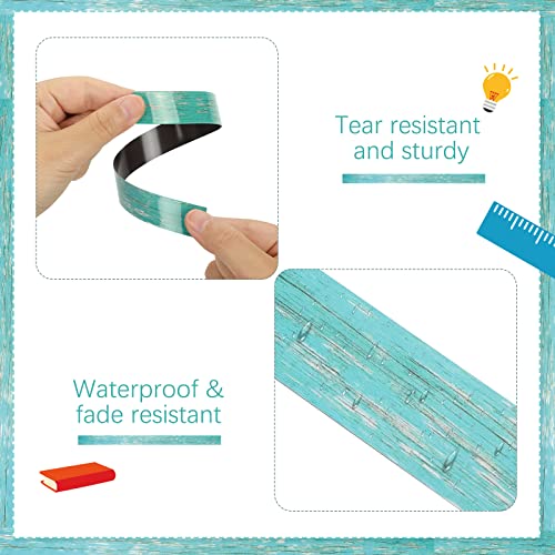 Ireer 24 Pieces Magnetic Strips Retro Magnetic Border For Classroom Whiteboard Bulletin Board Decorative Magnetic Strips With Adhesive Magnetic Borders For Bulletin Boards Chalkboard (Retro) #TOP2