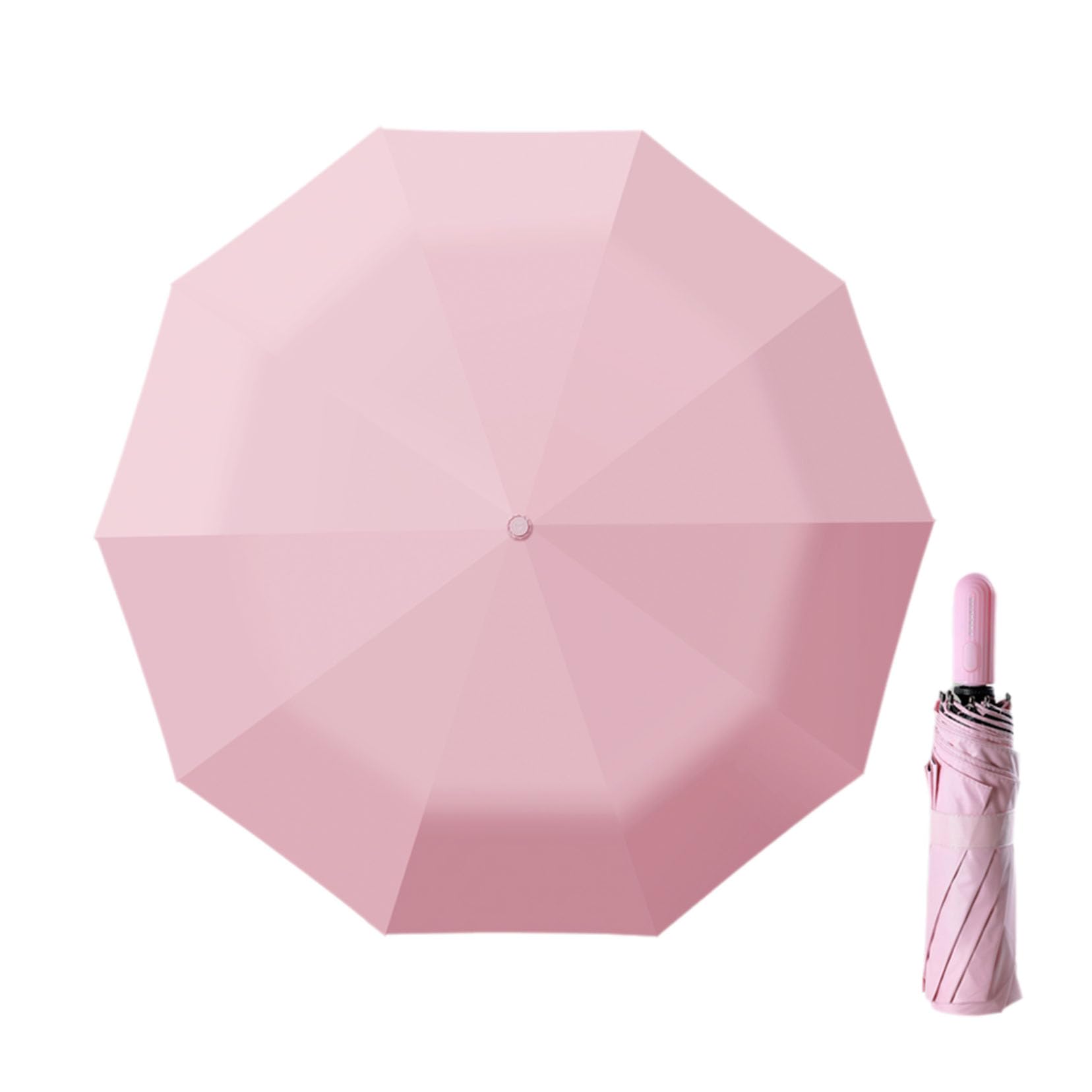 Parapluie de voyage parapluies automatique à vent, parapluie UV Sunlla parapluie compacte auto ouvert et ferme, étanche et 99,9% de protection UV parasol avec revêtement anti-UV noir