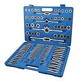 gewindeschneidsatz 110 👍【Weit verwendet】Alle Gewindebohrer / Gewindeschneider haben metrische Größen. Es ist ein großartiger Werkzeugsatz, Eine super Zusammenstellung für eine geschützte Aufbewahrung und einen sicheren Transport.
