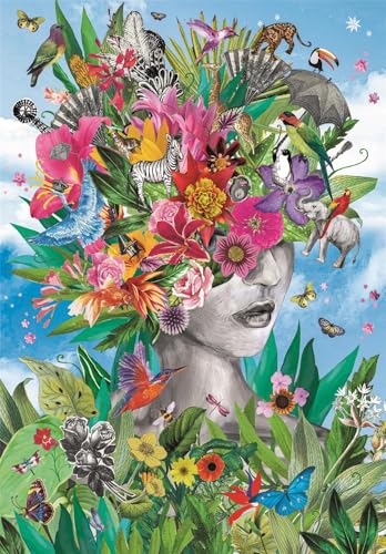 Clementoni Jigsaw Puzzle 500 pieces, Collection Head in the Jungle, Puzzle for Adults 14-99 Years, Compact box, Made in Italy, 35600 - Image 2