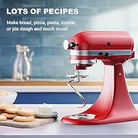 COFUN Edelstahl-Knethaken für KitchenAid Küchenmaschinen, Spiralform – Ansicht 7