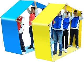 2PCS Field Day Teamwork Games Playing Run Mat, 4-20M Rugged | Durable | Waterproof Oxford Cloth Game Rolling Running Mat (Size : Kids-4M/13FT)