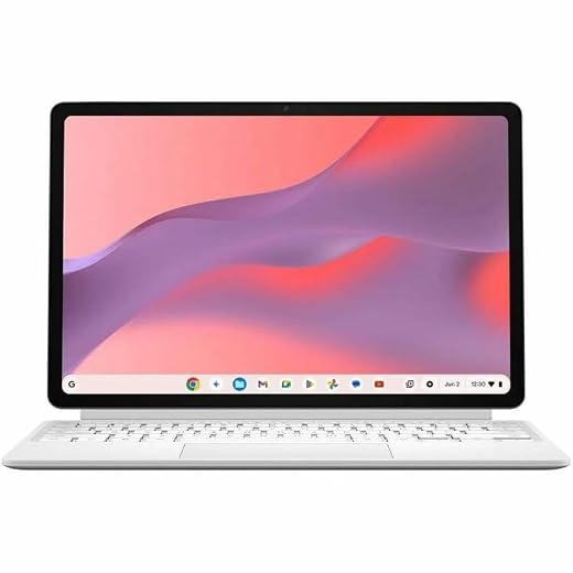 Asus Chromebook CM32 Detachable CM3206 CM3206DM4A-YZ44T 12.1" Touchscreen Detachable 2 in 1 Chromebook - Octa-core (ARM Cortex A78 + Cortex A55) - 4 GB - 64 GB Flash Memory - Cloud Titanium