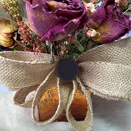 Kinjoek 6 Inch Wide 27 Yards Burlap Ribbon, Natural Jute Fabric Ribbon, Crafts Ribbon For Christmas, Wedding, Gifts, Burlap Fabric Diy, Ribbon For Decoration, #TOP3