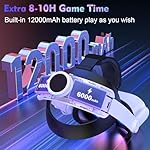 RGB Head Strap with 12000mAh Battery for Oculus Quest 2, Battery Pack for Extended 8 Hrs of Playtime, Fast Charging VR Power, Adjustable Elite Strap Enhanced Support and Balance for Meta Quest 2 - Image 3