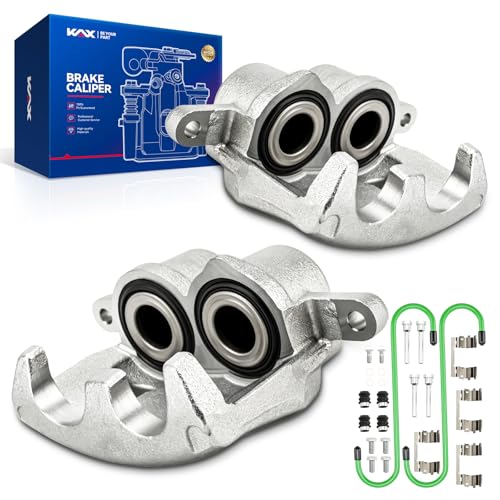 Image of KAX Disc Brake Caliper Assembly Fit for Chevrolet, GMC- Silverado 1500 /Sierra 1500 /Tahoe /Suburban /Silverado 1500 LD /Yukon /Suburban 1500 /Yukon XL /XTS /Avalanche,184918A+184919A Brake Caliper, Front Side