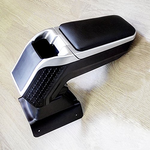 Armrest Car Center Console Automotive Storage Box Black&Silver Sport Line Centre Arm Rest Fit Mini Cooper Ii-Gen. R55 R57 2006-2014 #TOP1