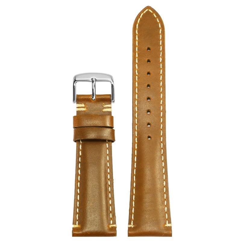 Bracelets de montre en cuir véritable 24mm pour sublimer votre montre Khakis1