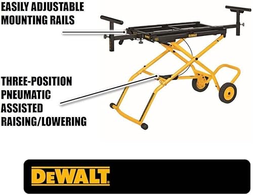 Miniatura 7 de DeWalt sSierra de inglete dwx726DWX726soporte con ruedasRolling Soporte