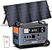 OSCAL PowerMax 6000W Generador Solar Portatil con Panel 400W, 3600Wh LFP Batería, Ampliable hasta 57.6kWh, Carga Rápida 1.2h, 14 Puertos, Estación de Energía para Hogar Emergencia, Camping, Caravana