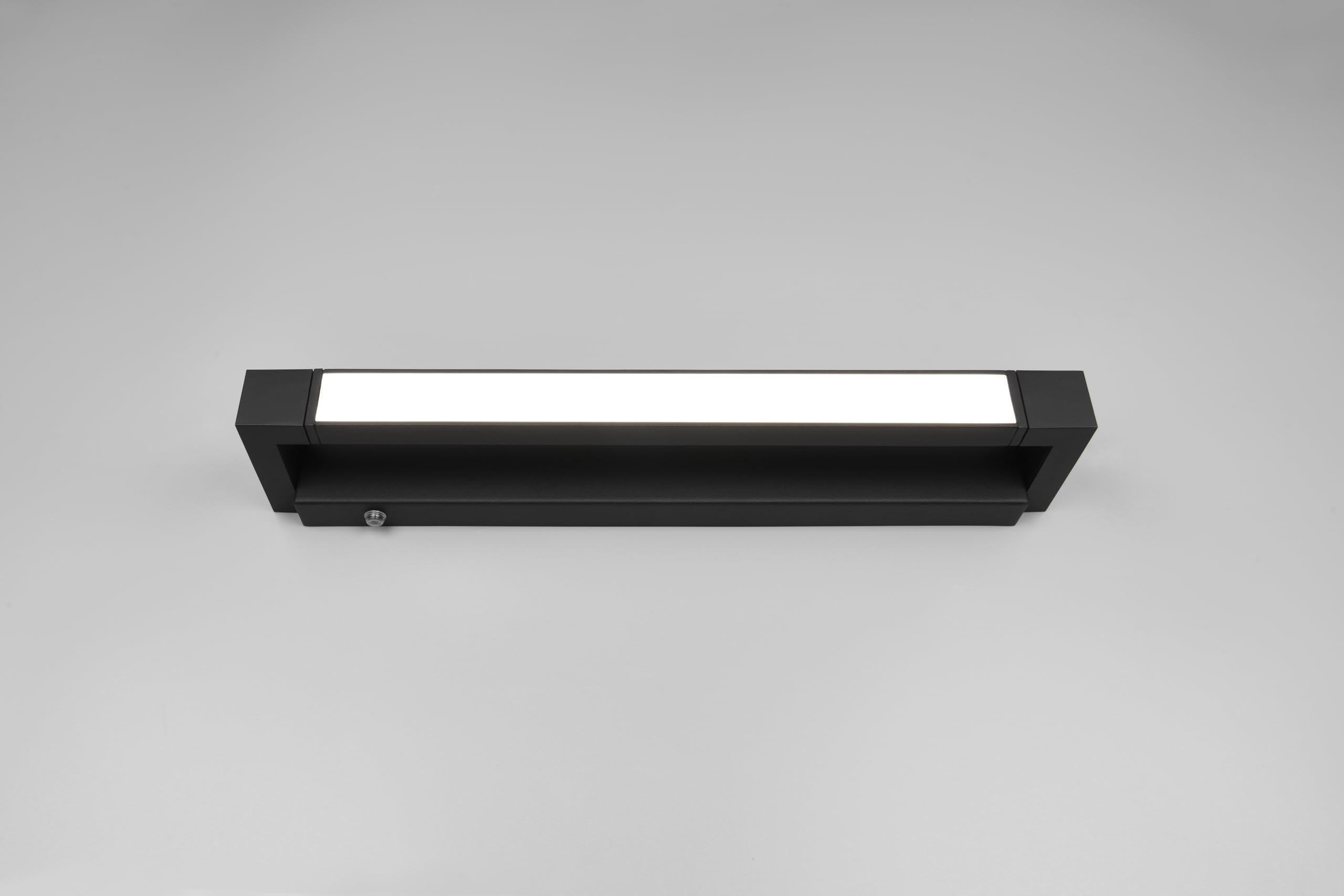 Trio Leuchten FABRIZIO LED Applique de salle de bain 9W Aluminium Noir mat Dimmable Couleur réglable