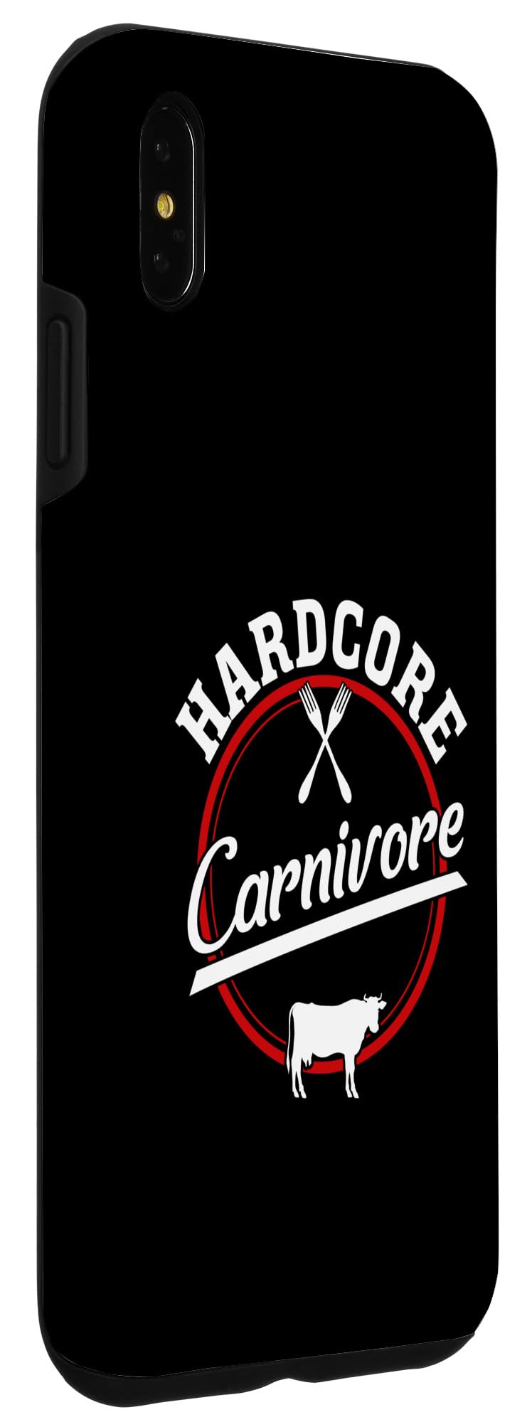iPhone XS Max Hardcore Carnivore Diet Anti-Vegan Anti-Vegetarian Keto Diet Case - Image 3